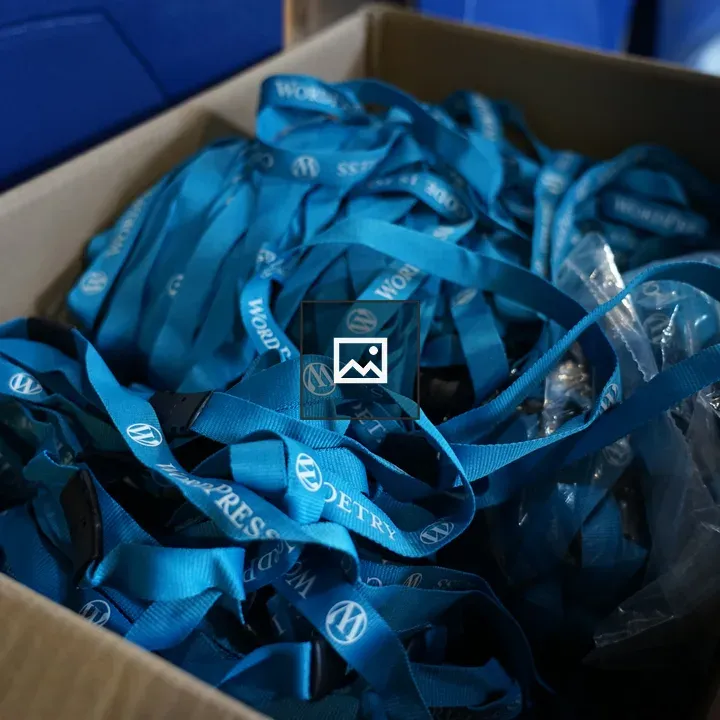 WordCamp lanyards