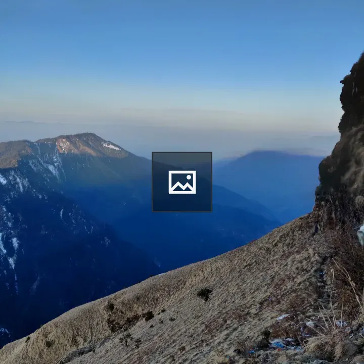 Panoramic Mountain Landscape at Dusk