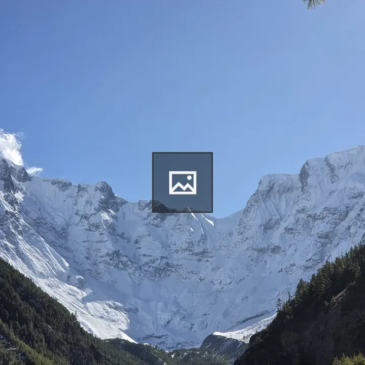 Snowy Mountain View