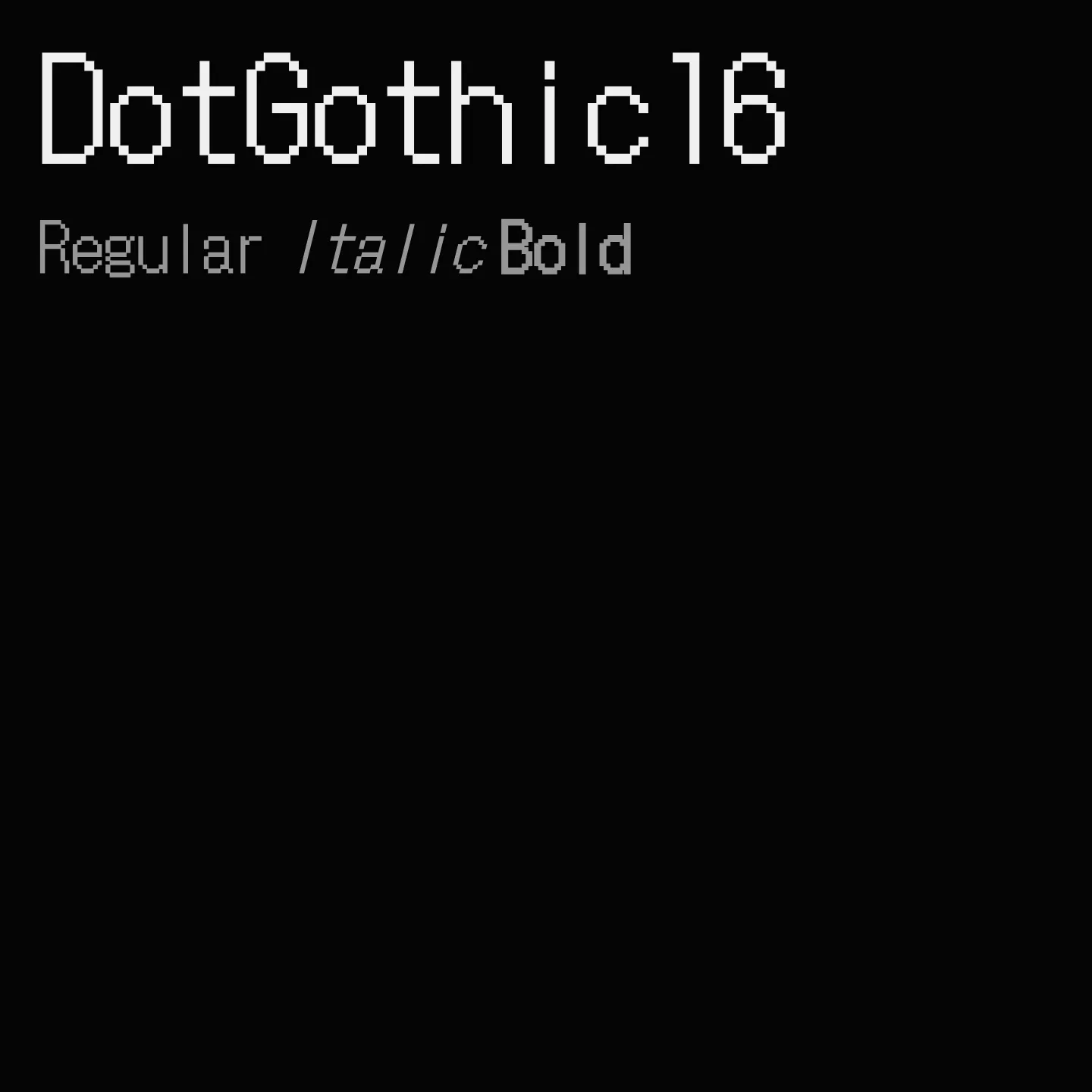 DotGothic16
