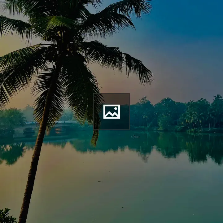 Tropical Paradise Scene