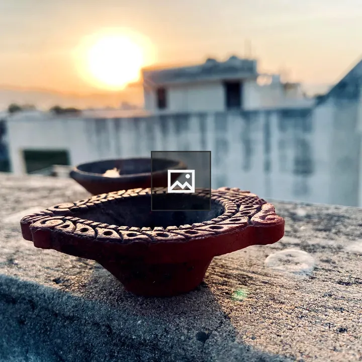 Indian clay diya for Diwali