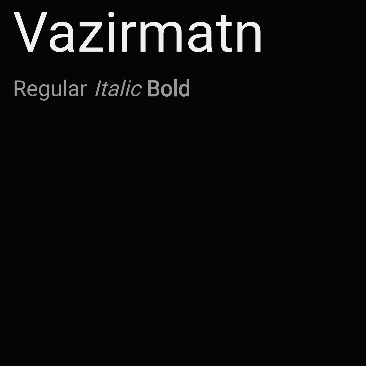 Vazirmatn