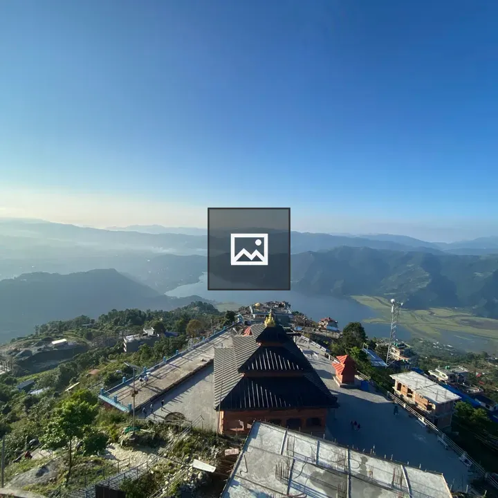 View from a mountain lake