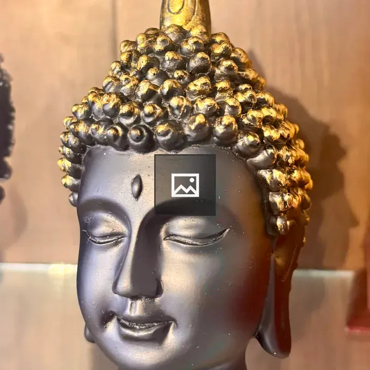 Buddha head statue