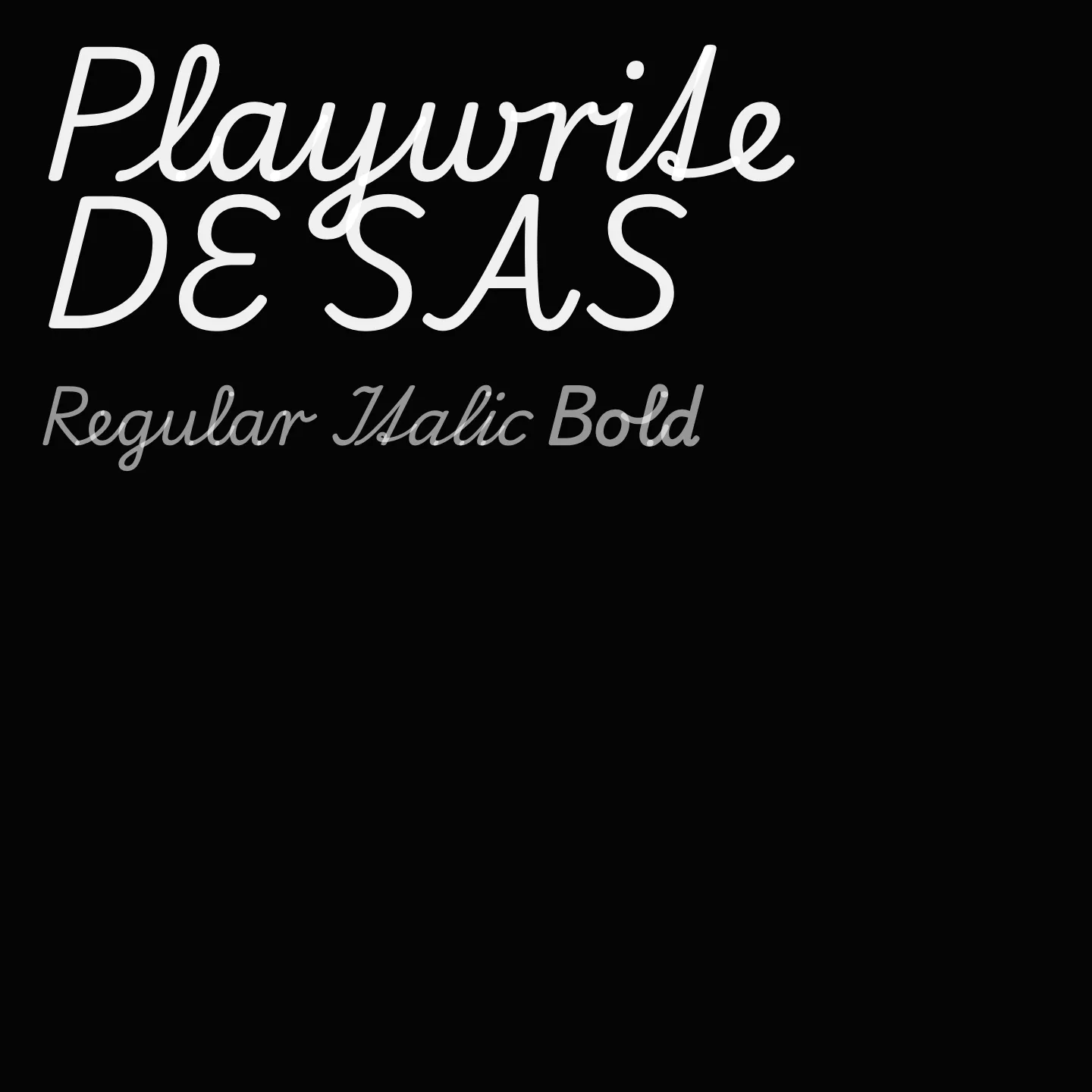 Playwrite DE SAS