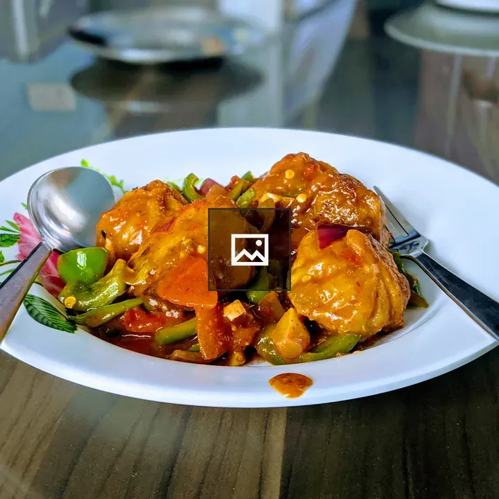 Momo on Plate
