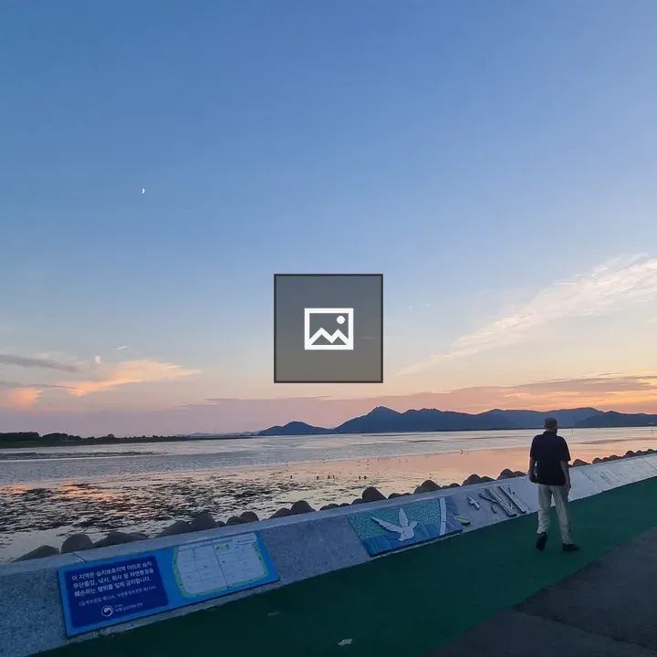 Sunset at Nakdong River Estuary