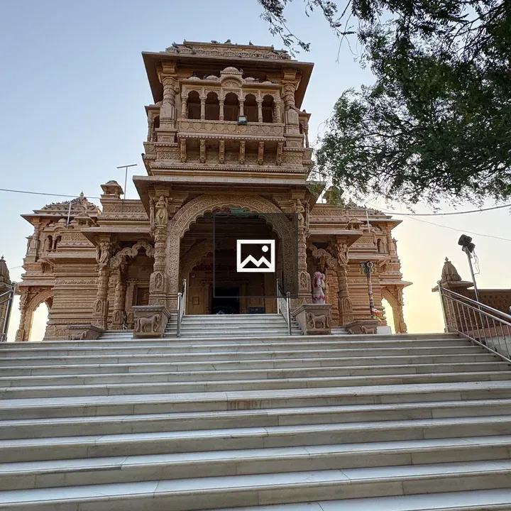 Temple at the Top of a Staircase