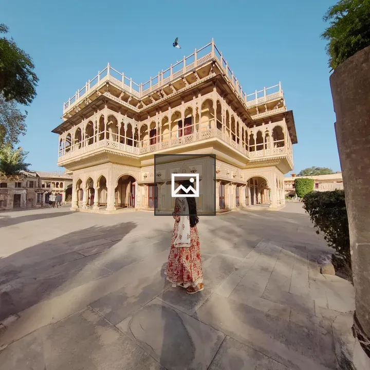 Girl at City Palace Jaipur