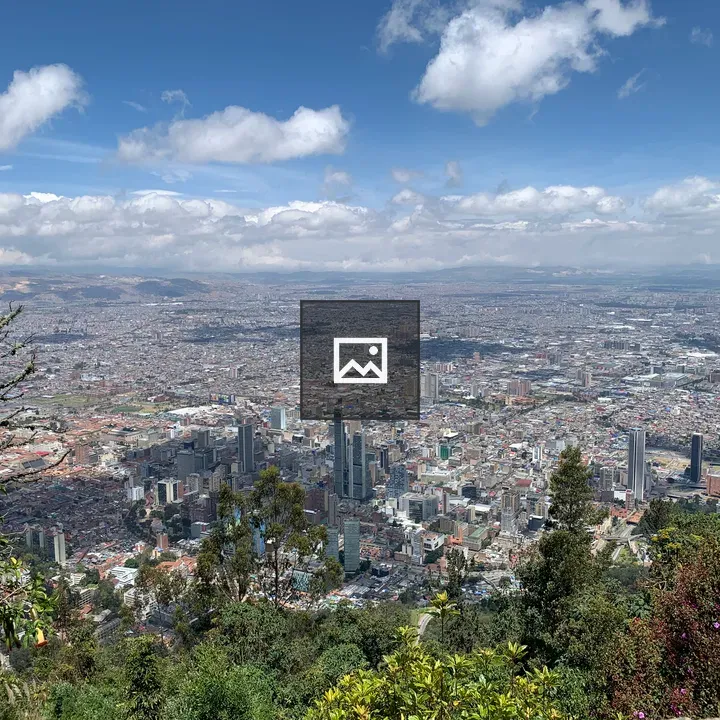 View from Monserrate Hill, Bogotá