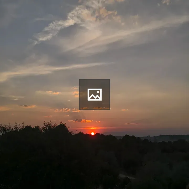 Contiendas viewpoint sunset