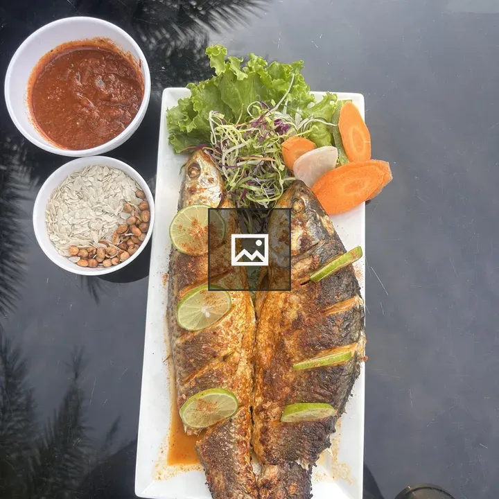 Grilled Whole Fish on Plate