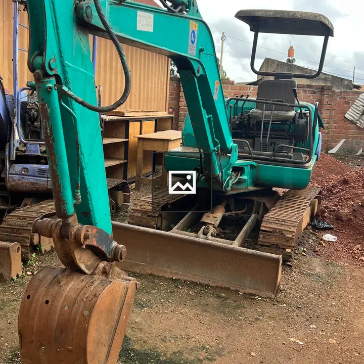 Excavator in Yard