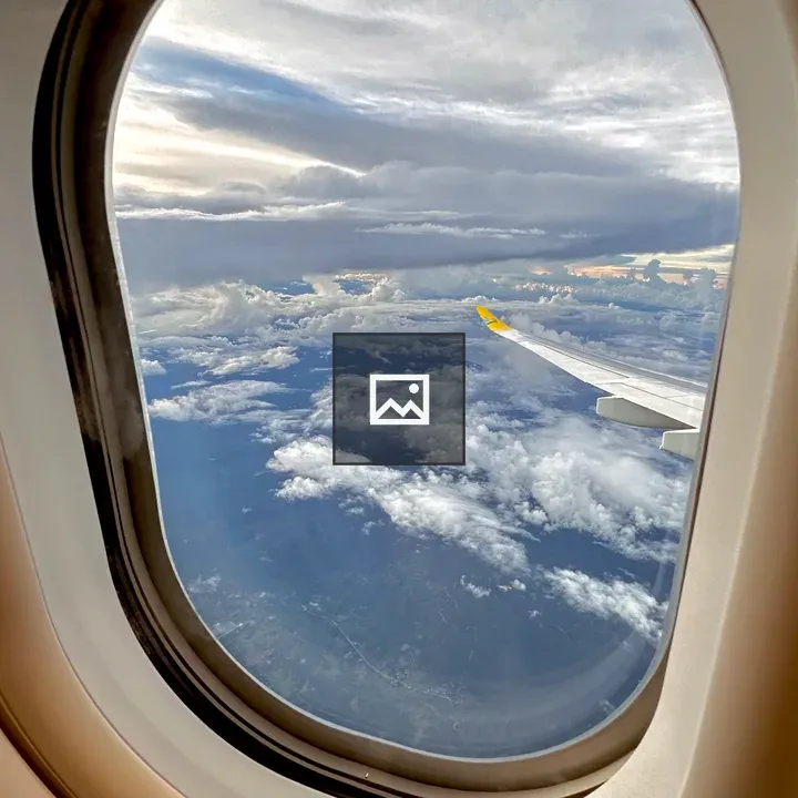 Plane Window View