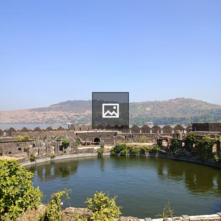 Fort walls and water pool