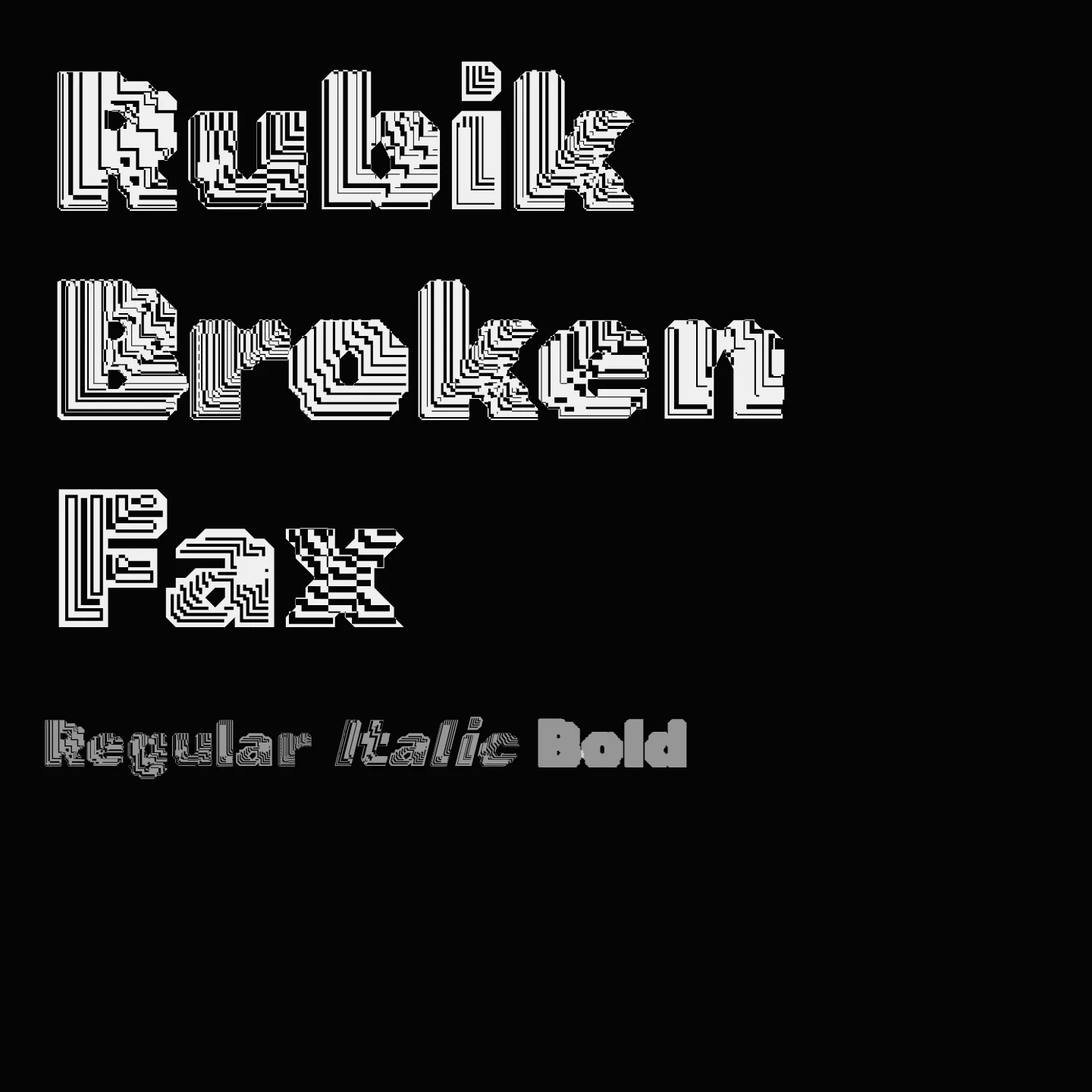 Rubik Broken Fax