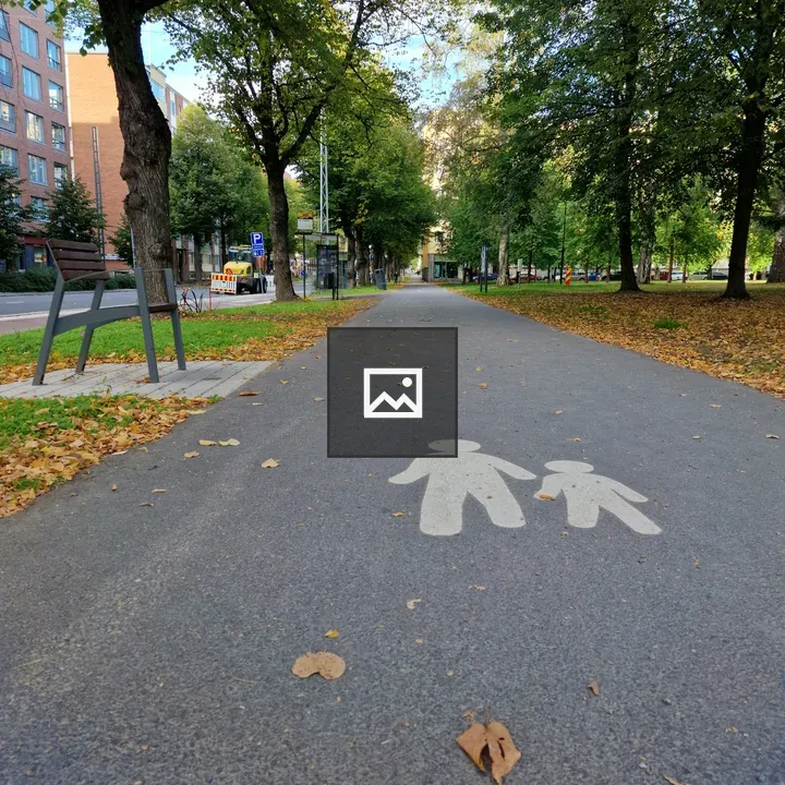 Autumn Street in Tampere
