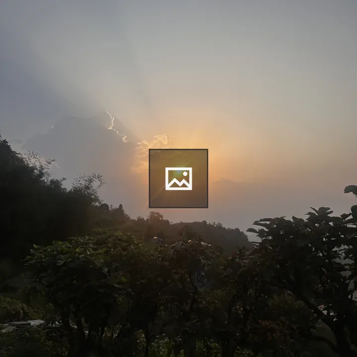 Golden Sunrise Over Clouds