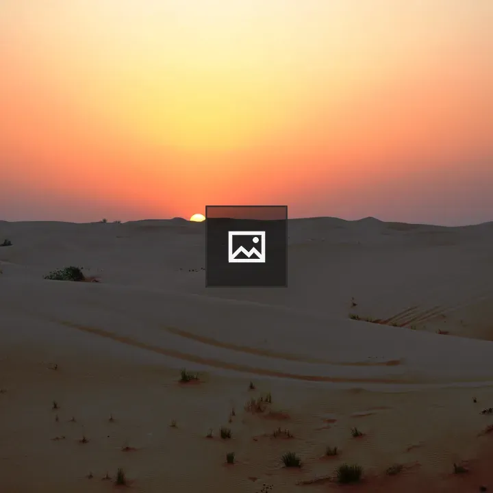 Desert Sunset Afterglow