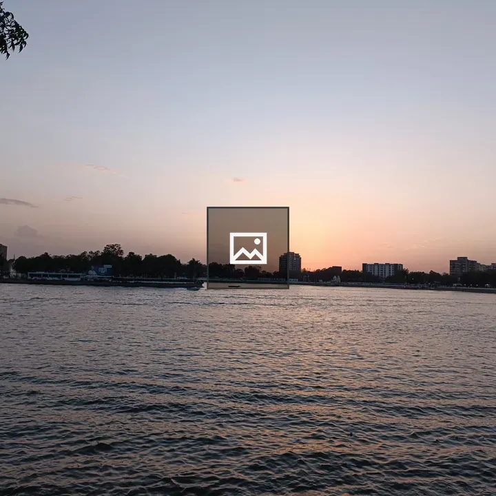 Sunset Waterfront Scene