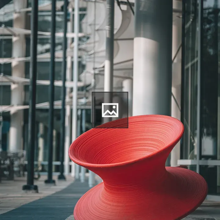 Spin Top Red Chair