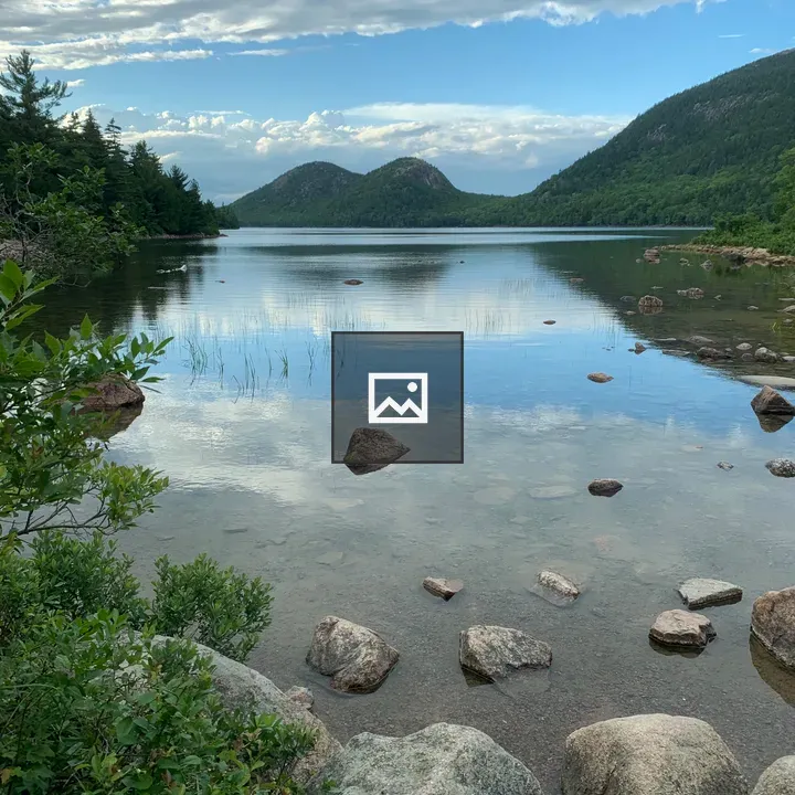 Evening at Jordan Pond
