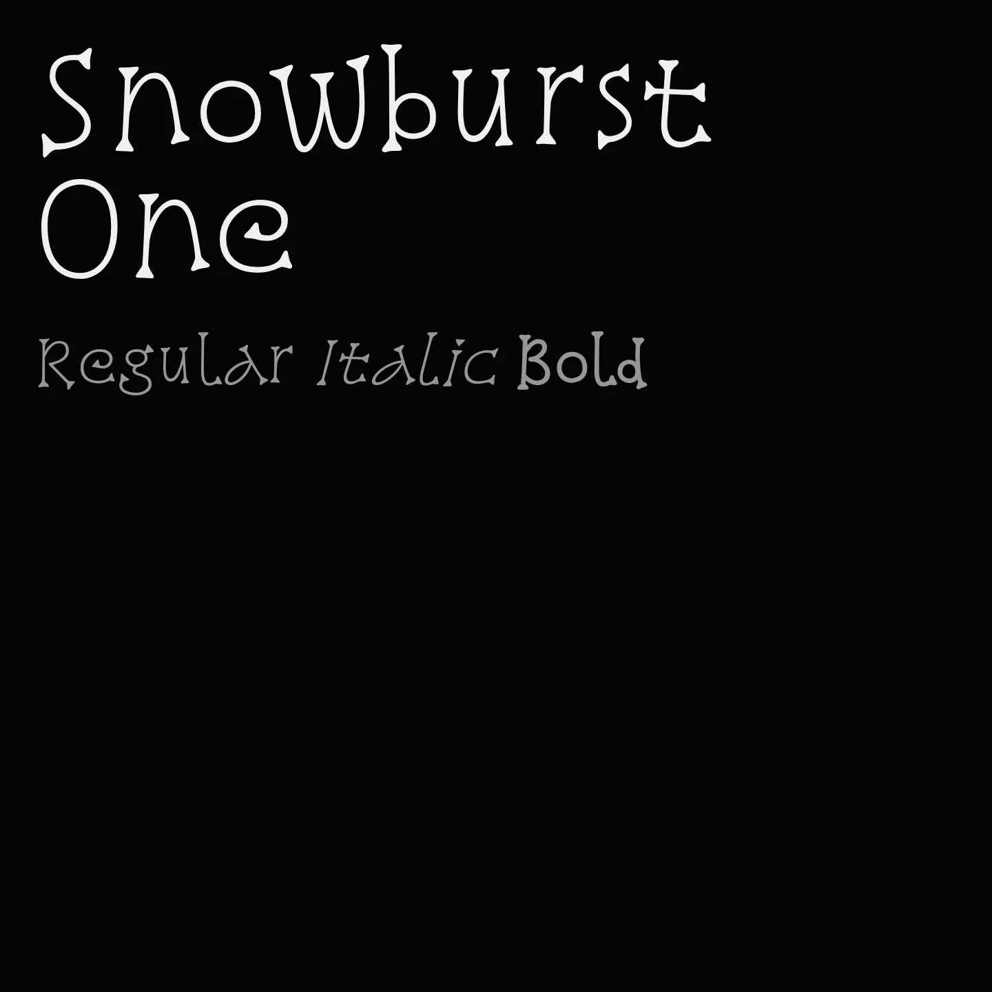 Snowburst One