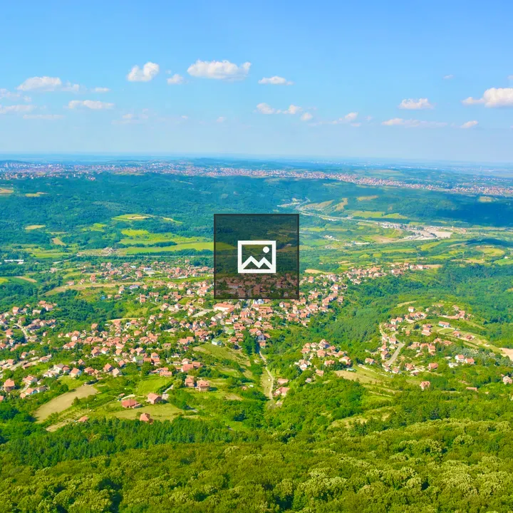 Belgrade from Avala TV Tower
