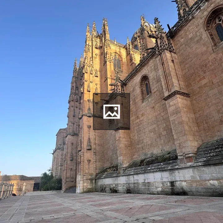 Salamanca Cathedral from Low Angle