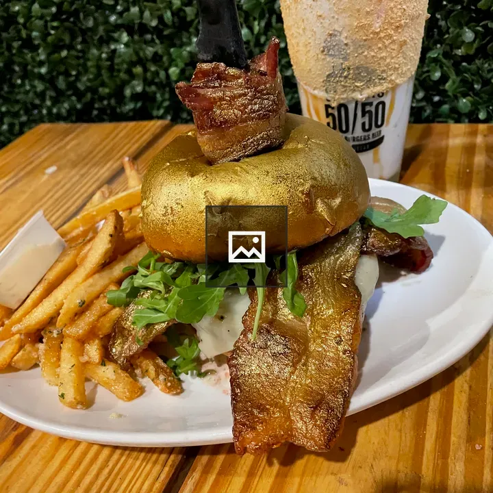 Bacon Burger and Milkshake