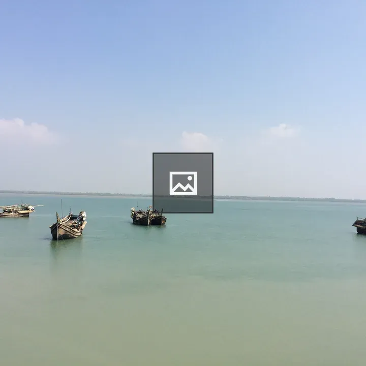 Boats on Maheshkhali Island Water