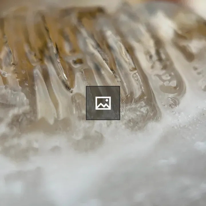 Ice Macro Close-Up