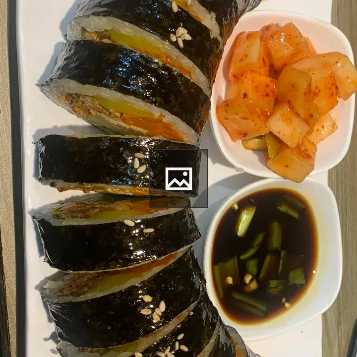 Gimbap on a Plate