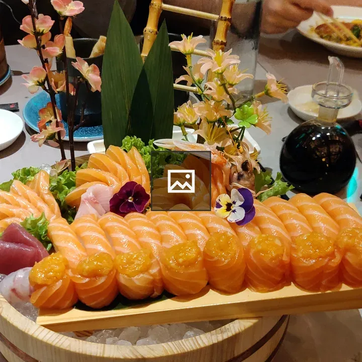 Sushi dinner on table