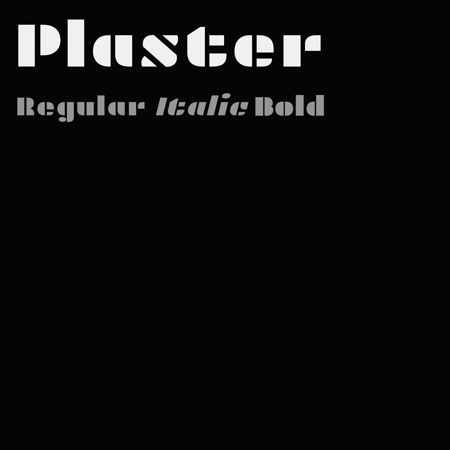 Plaster