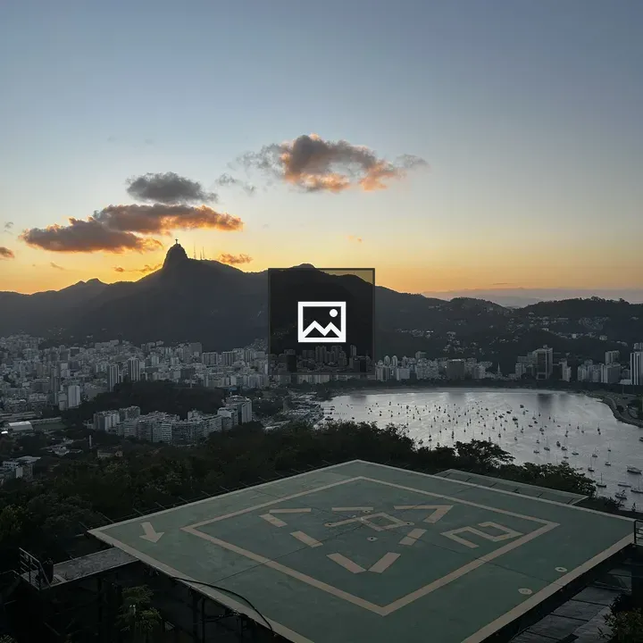 Panoramic Mountain View Over City