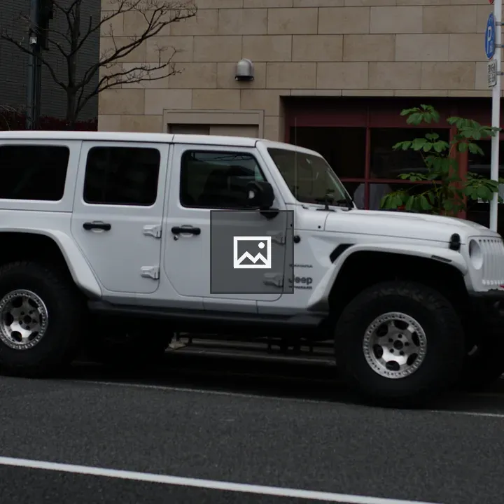Jeep on Tokyo Street Corner