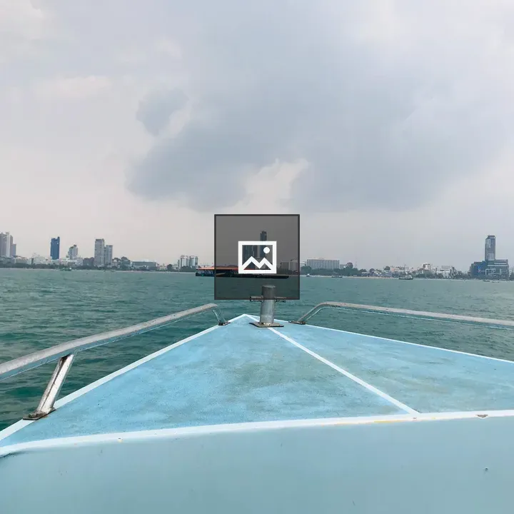 Sea view boat scene