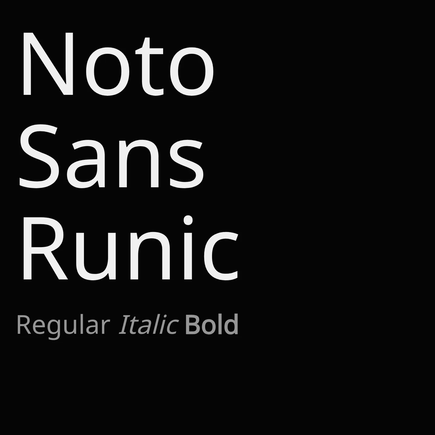Noto Sans Runic