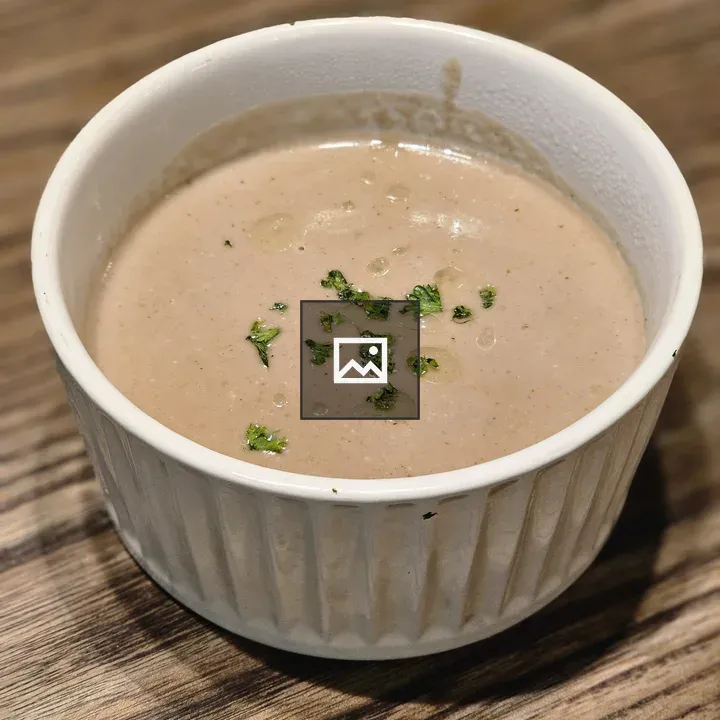 Cream of Mushroom Bisque with Parsley
