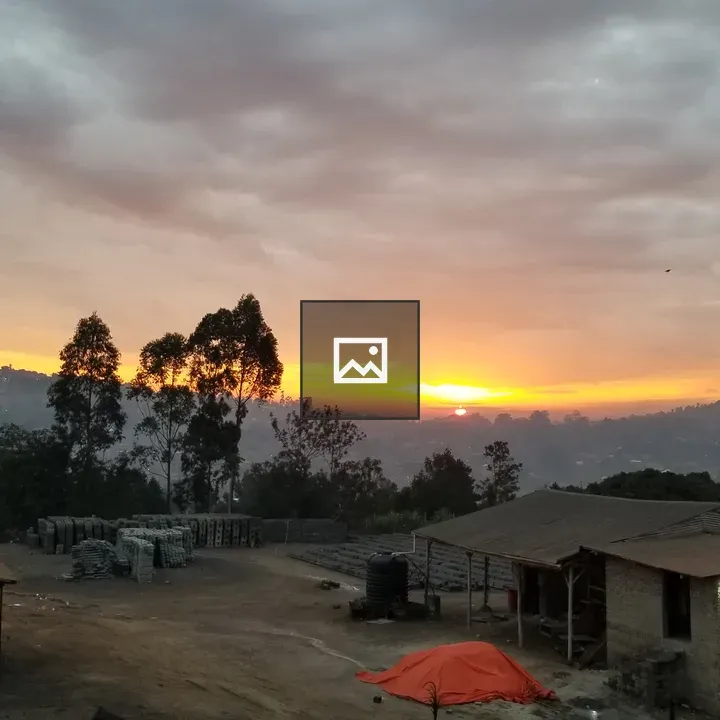 Sunrise in Nsangi Town