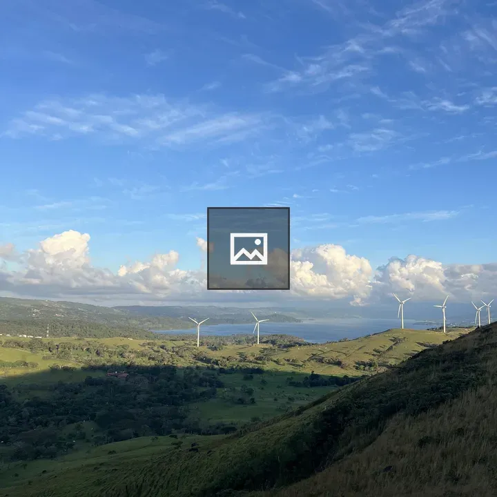 Panoramic View from Tilarán Over Lake Arenal