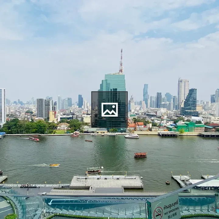 High-rise Riverside Cityscape