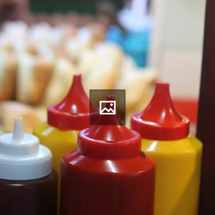Hot dogs with ketchup