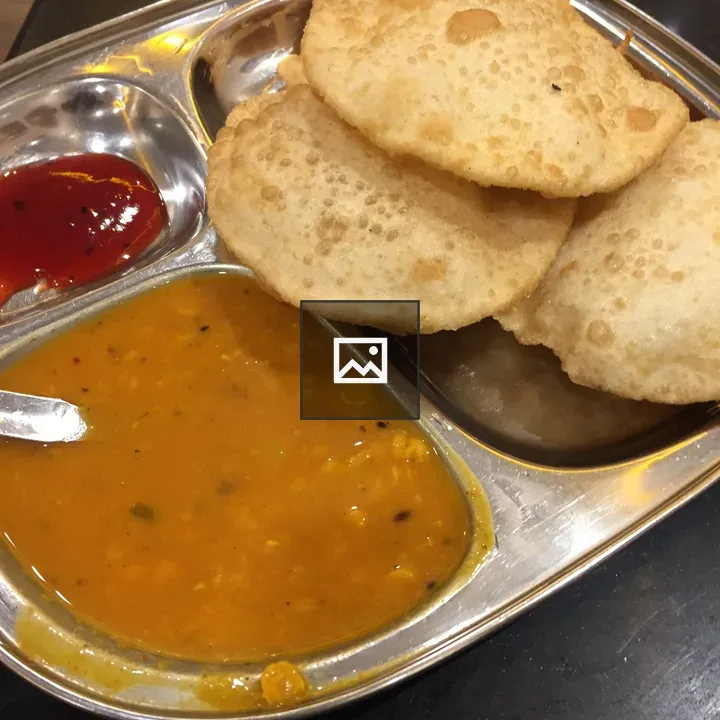 Three-Section Indian Food Plate