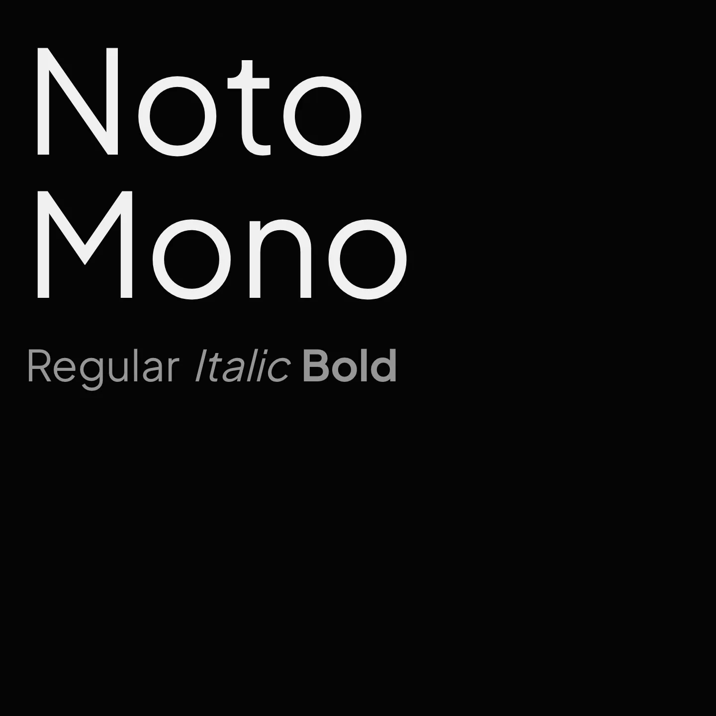 Noto Mono