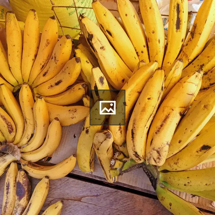 Bananas on Wooden Surface