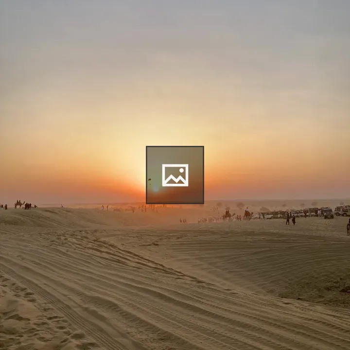 Desert Sunset View