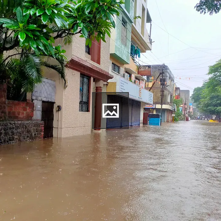 Flooded Streets in Kolhapur